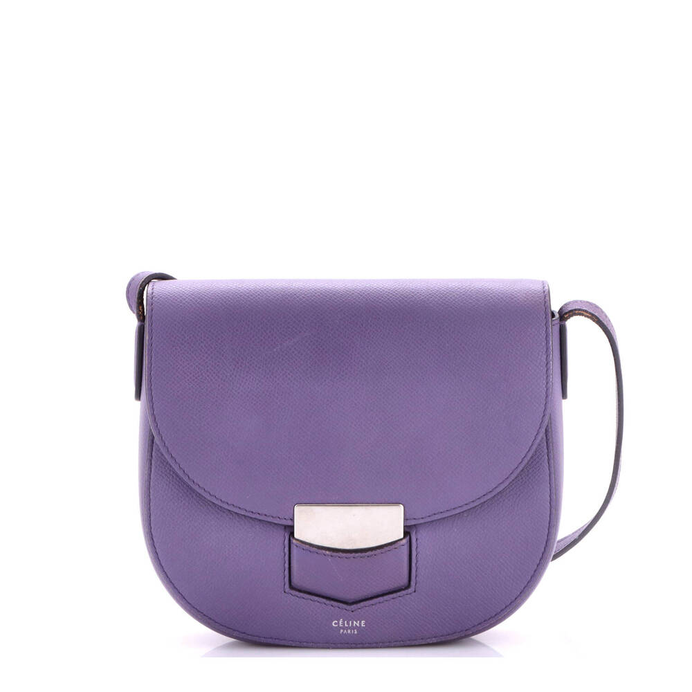 Celine Trotteur Crossbody Bag Grainy #285053C77B